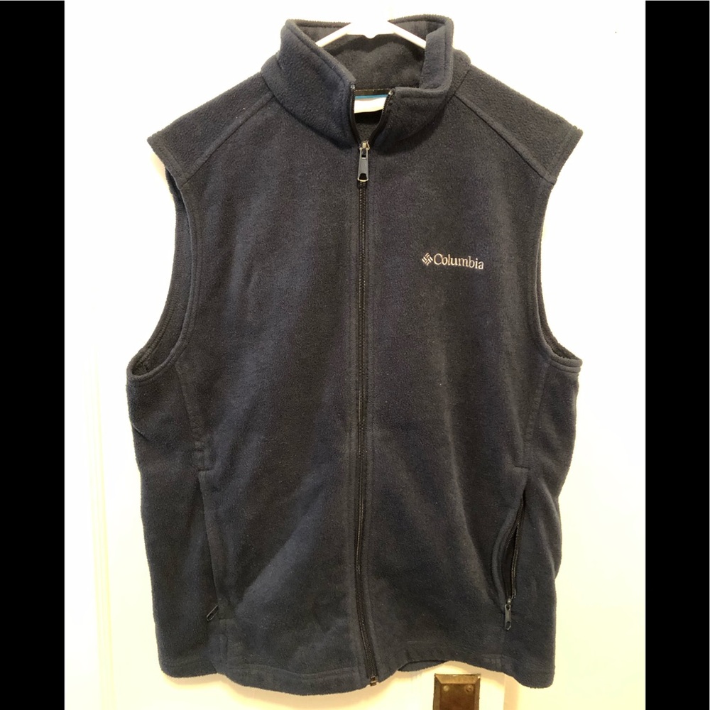 Navy Men’s Columbia Fleece Vest